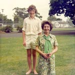 Grant and His Mum, 1977