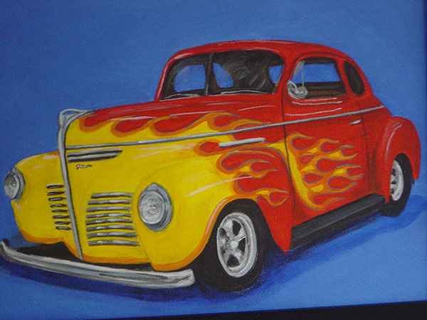 Flamed Hot Rod