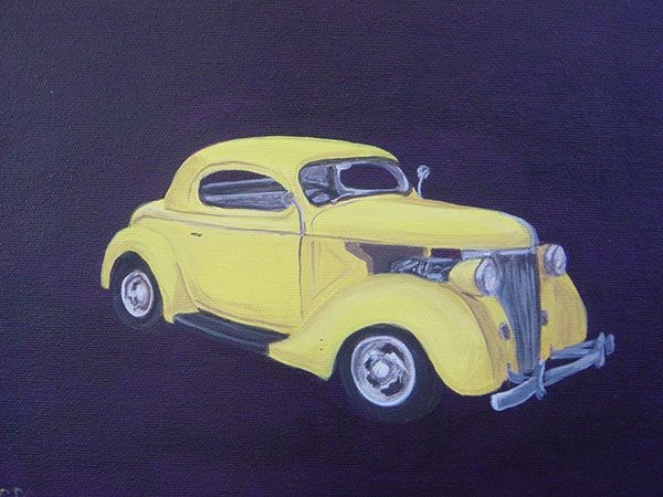 Yellow Hot Rod